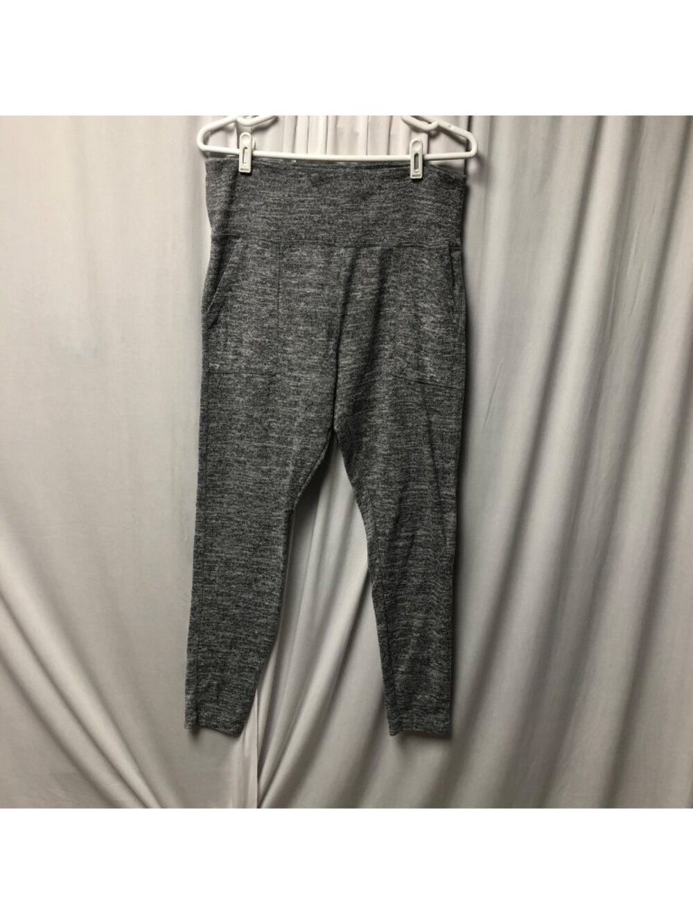 A New Day Gray Heathered Joggers Pockets Womens Size XL Sweatpants Loungewear